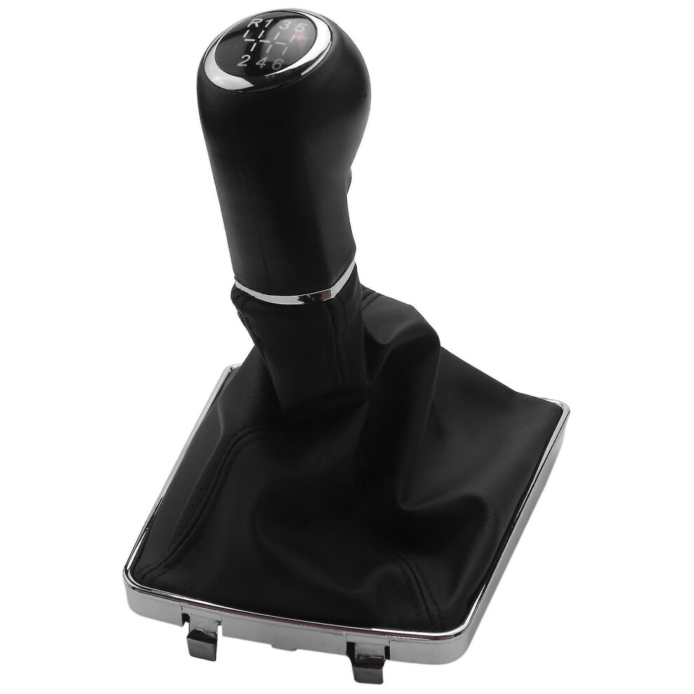 6 Speed Gear Shift Knob Stick Gaiter Boot Cover Fit For Opel Zafira H 2005-2014 With Reverse Gear Handle 9033322403311
