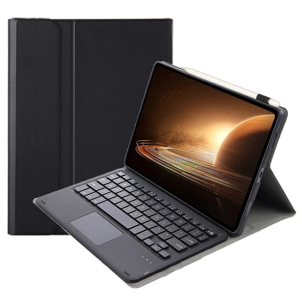 (Black) Op13-A For Oppo Pad 2 Tablet Case With Detachable Bluetooth Keyboard Touchpad Leather Stand Cover Black 9033322407005