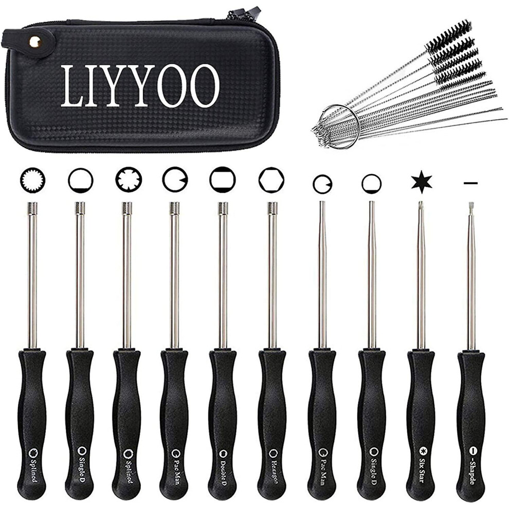 Carburetor Adjustment Screwdriver Tools Cleaning Brush Needle Kit Cycle Carburator Small Engine Carburetor Adjusting Tool 8238749145269