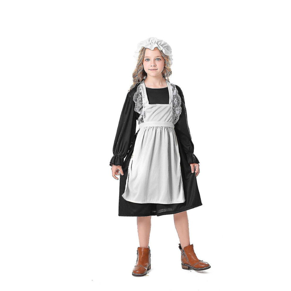 Victorian Poor Girl Costume Dress With Apron And Hat Victorian Poor Girl Costume Dress With Apron And Hat on OnBuy