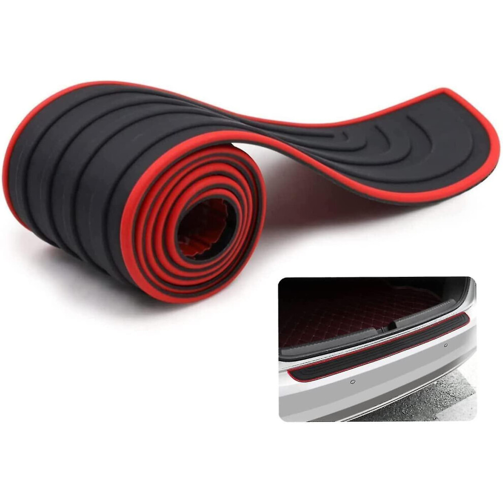 Car Rear Bumper Protector, Anti-Scratch Car Door Sill Protectors Universal Rear Bumper Protector Strips Rubber Bumper Guards For Universal Fit Car Pic 8238749145733
