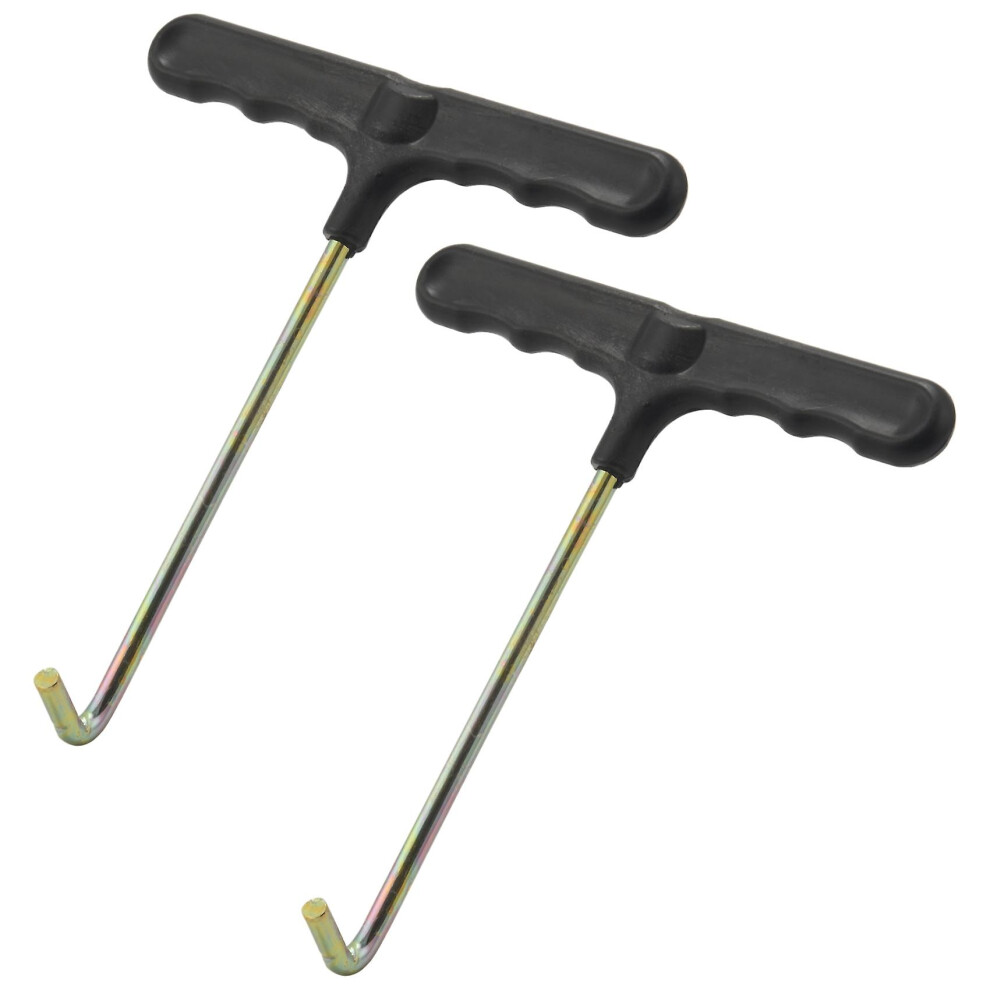 2pcs Trampoline Spring Pull Tool, Trampoline Puller T-hook Spring Puller Tool 