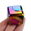 (Rainbow) Rainbow Square Magic Dice Fidget Spinner - Metal Cube Antistress Toy 1