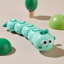 (Green) Adorable Wind-Up Toys for Babies & Toddlers - Chain Swing Caterpillar