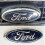 Compatible For Ford Badge Oval Blue/chrome 145x 60mm Front/rear Emblem 3