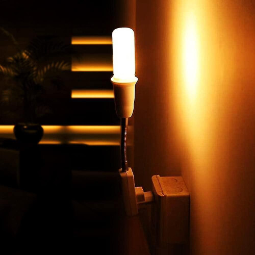 E27 Lamp Socket With Switch (eu Plug), Reading Light With Flexible Neck, Socket Light With Switch, 2-yvan 1