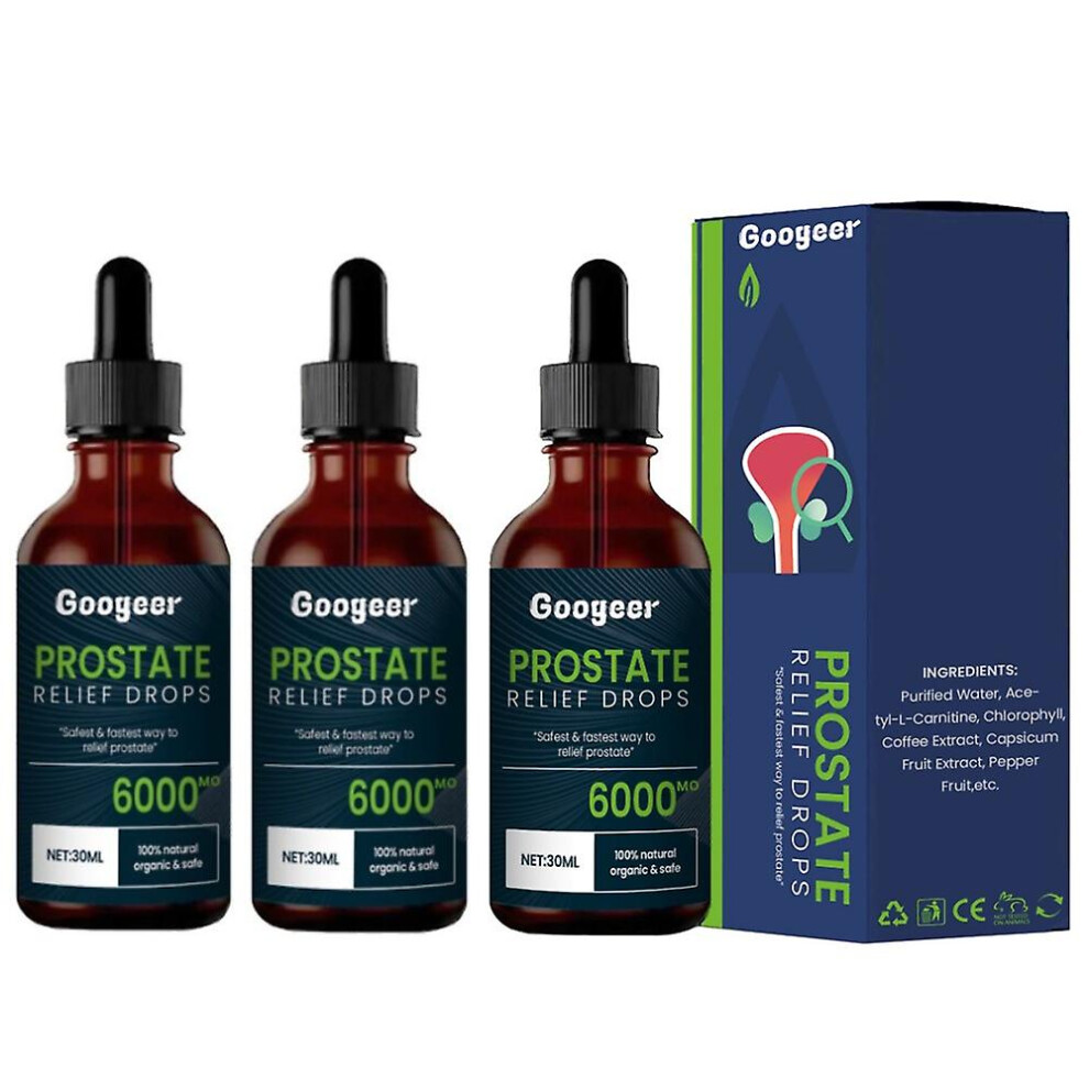 3pcs Prostate Treatment Drops ; Advance Supplement To Support Prostate Health