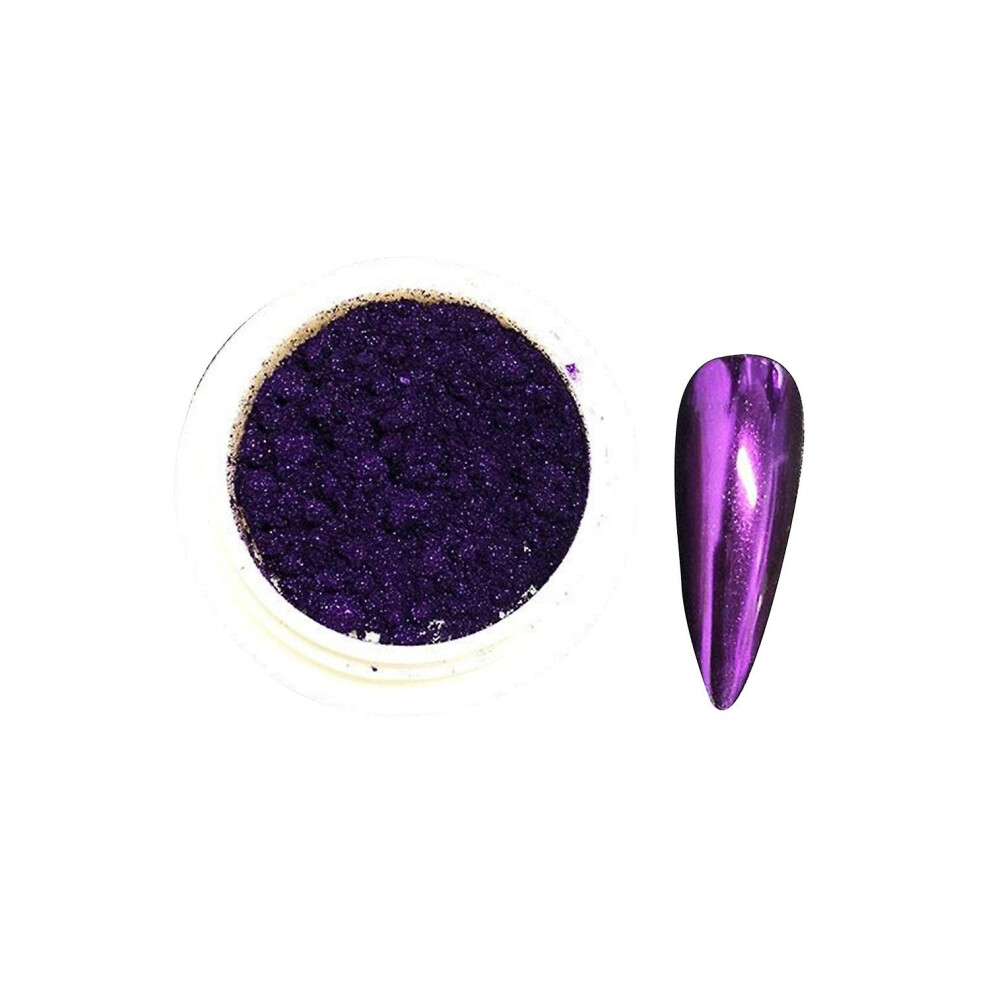 (MJ06) Mirror Effect Nail Powder Metallic Chrome Powder Shiny Nail Glitter Powder Nail Art Pigment Powder w