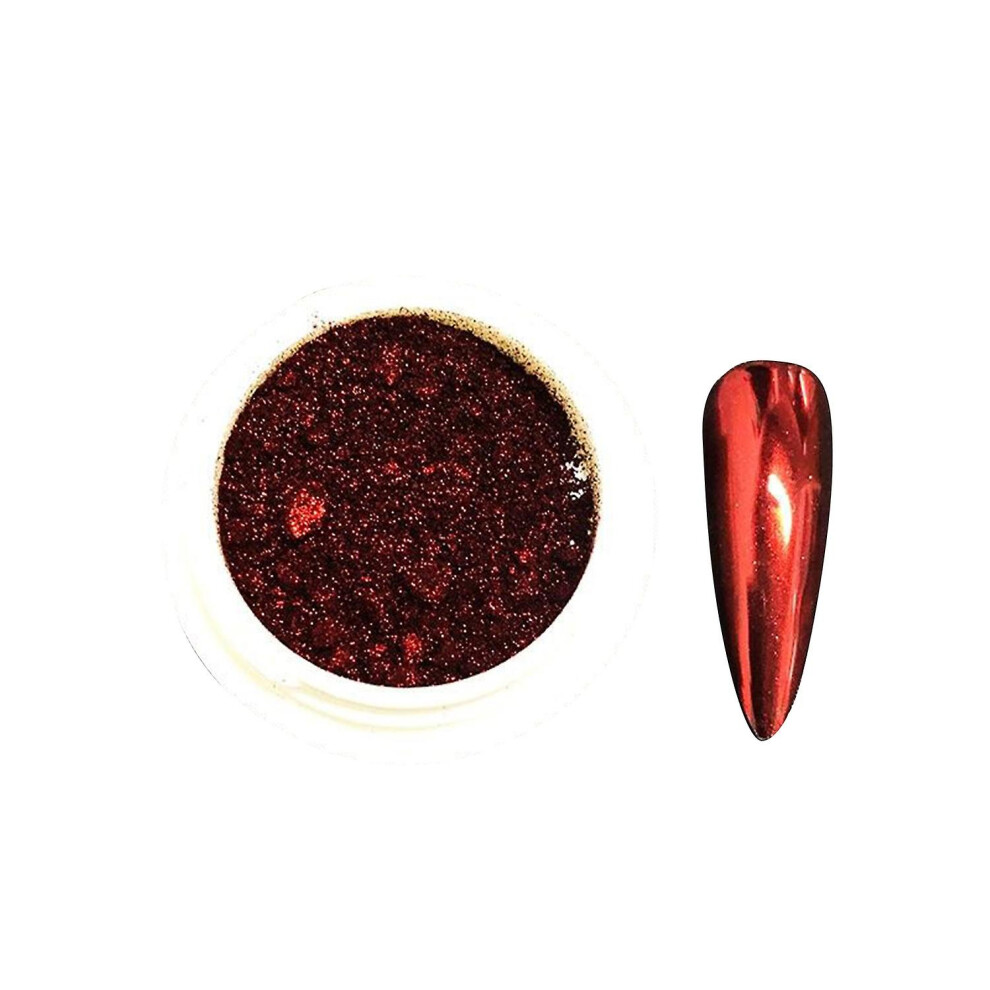 (MJ03) Mirror Effect Nail Powder Metallic Chrome Powder Shiny Nail Glitter Powder Nail Art Pigment Powder w