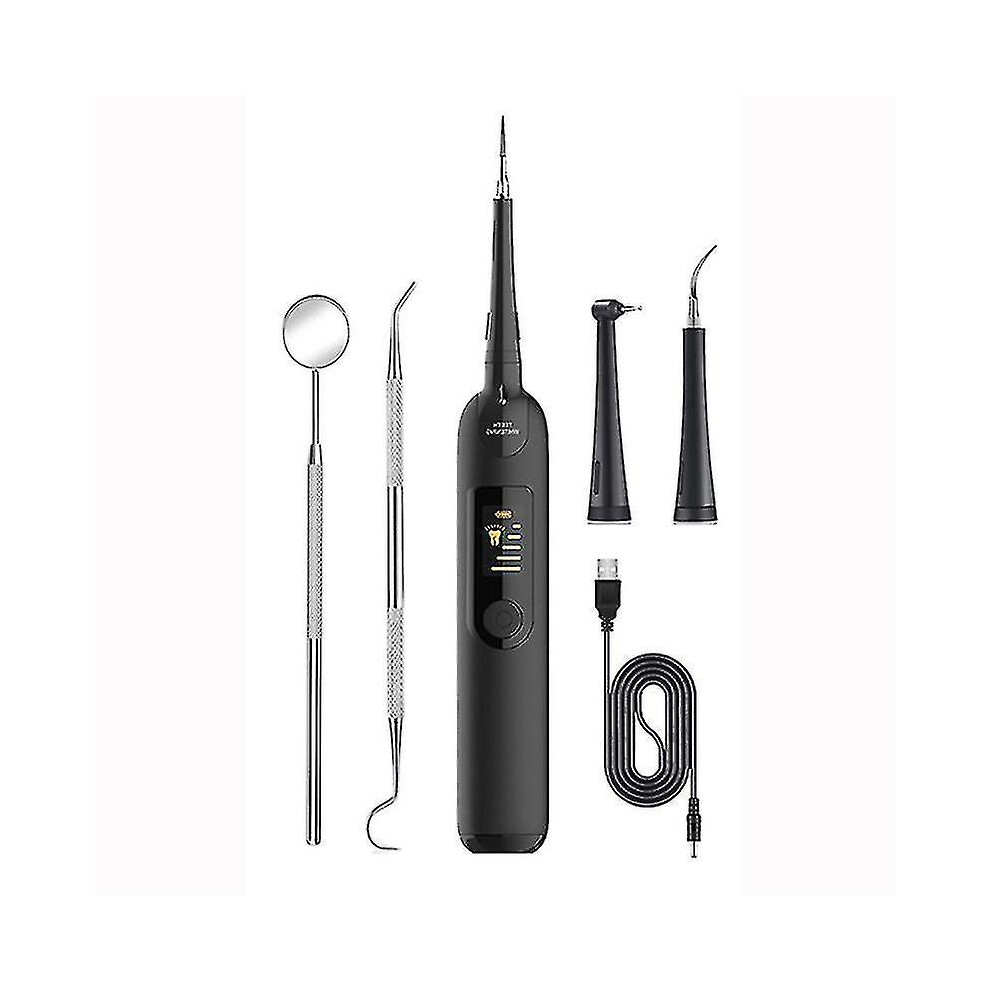 Tooth Cleaner Ultrasonic With 5 Working Modes,no Need Water Flosser,household Dental Calculus Remove