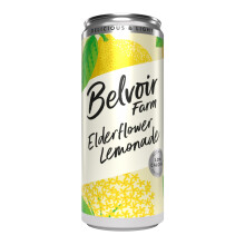 Belvoir Elderflower Lemonade Cans 330ml (Pack of 12)