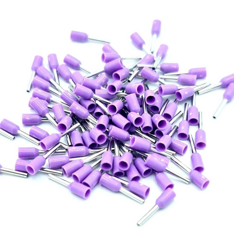 100pcs 0.25mm Insulated Violet Single Cord End Terminal Crimp Bootlace Ferrules-image-OPC-PDP2YJ8-NEW