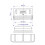 McAlpine T23U McAlpine 1.5" Universal Blank Cap 2