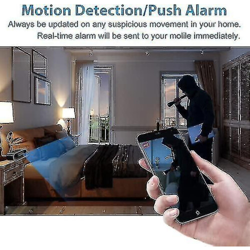 Hidden Camera Clock Hd 1080p Wifi Alarm Clock Camera With Night Vision Motion Detection 1
