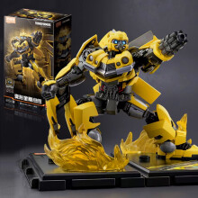 (Bumblebee) Stocked Transformers Bloks Group Bumblebee Scourge Optimus Prime Building Block Assembly Model Toys Gifts for Fans Kids