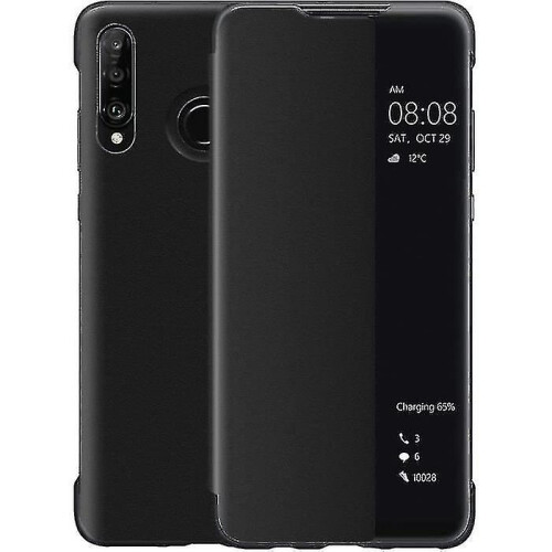 Huawei P30 Lite Case, Smart View Leather Flip Case, [power Saving Mode][full Protection](p30lite,bla 2