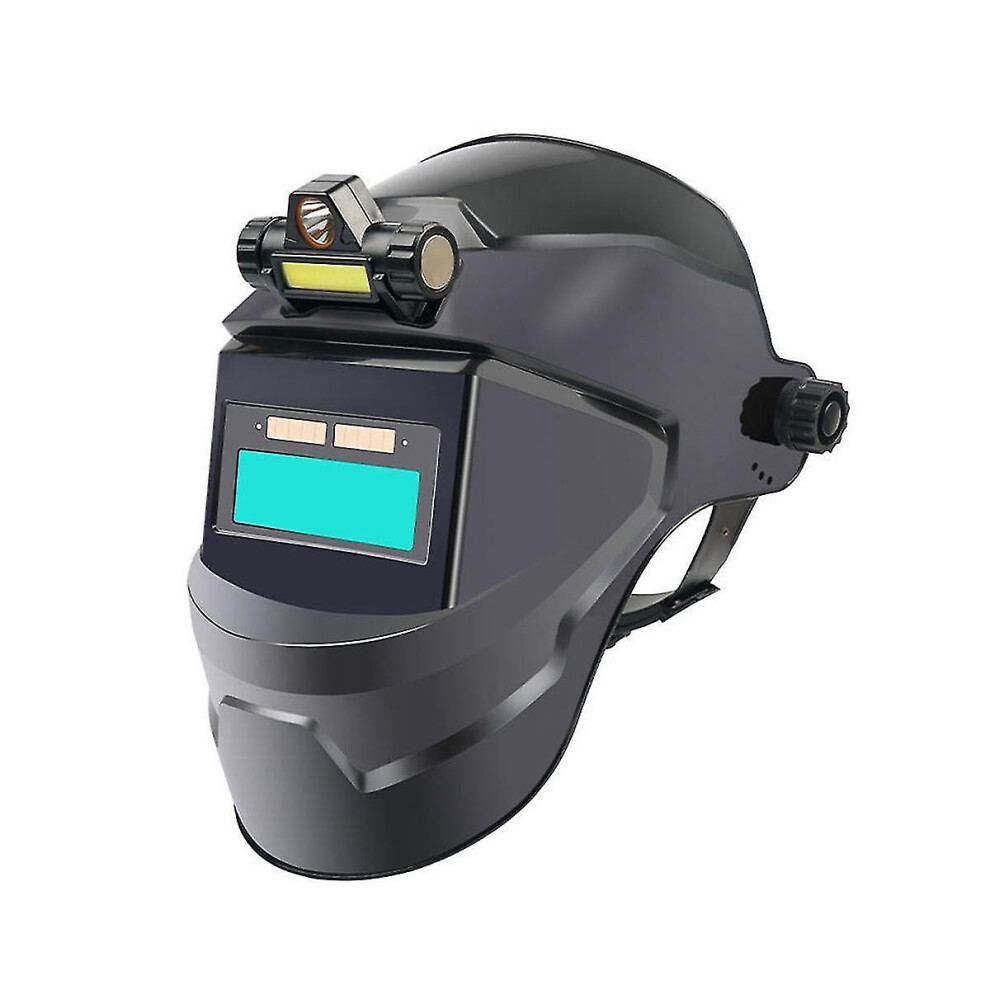 Intelligent Automatic Light Change Mask With Head Light Lamp Headwear Protective Mask Welding Mask Wigslar 8238749152199