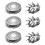 Replacement heads for electric shavers,Waterproof Replacement Blades for Mens Shaver,3-Pack 1