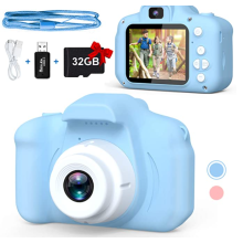 Upgrade Kids Selfie Camera with 32GB SD Card, Kids Birthday Gifts