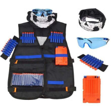 Tactical Vest Jacket Set, Children'S Camo Shooting Tactical Vest Set