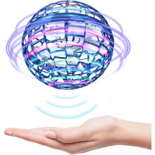Flying Ball Flying Toy, Mini Drone Kids 360 Rotation with LED Lights