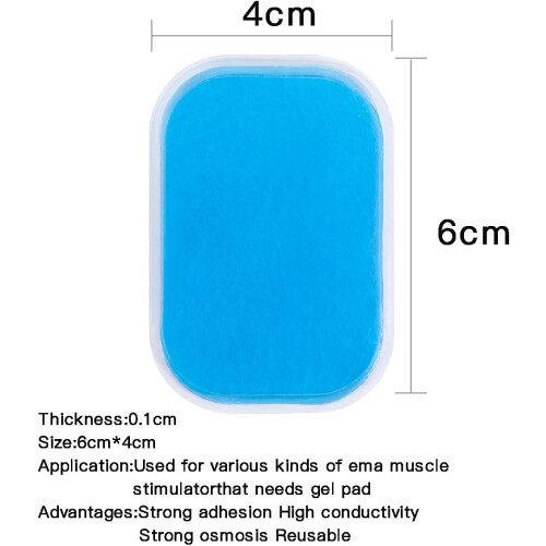 60pcs Abs Stimulator Training Replacement Gel Sheet Pads 2