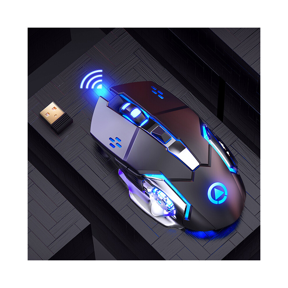 Wireless Gaming Mouse, Wireless Rechargeable RGB Gaming Mouse