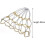 Metal Chain Basketball Net Replacement For Outdoor Indoor Standard Rim 12 Hooks Iron Chain Basketball Net 2