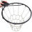 Metal Chain Basketball Net Replacement For Outdoor Indoor Standard Rim 12 Hooks Iron Chain Basketball Net 5