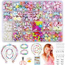 Pop Beads of Jewellery Bracelet Necklaces String Making Kit