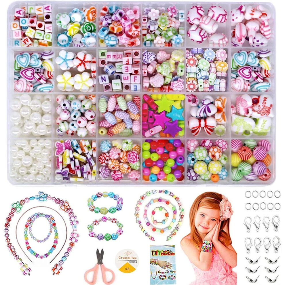 Limbo Pop Beads Of Jewellery Bracelet Necklaces String Making Kit