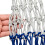 2 Pack Heavy Basketball Net Rainproof Sunscreen, Red White Blue Bold Polyester Braided Rope, 12 Loops 5