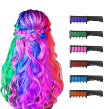 New Hair Chalk Comb Temporary Bright Hair Color Dye For Girls Kids