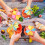 144 Pieces Umbrella Cocktail Drink Sticks - Assorted party toothpicks 6