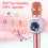 Wireless Bluetooth Karaoke Microphone, Portable Kids Mic 2