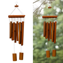 Bamboo Wind Chimes Outdoor Wooden Music Wind Chimes For Garden, Patio