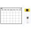 Magnetic whiteboard refrigerator calendar - for event items and plans 1