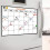 Magnetic whiteboard refrigerator calendar - for event items and plans 3