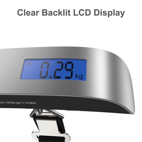 Digital Hanging Luggage Scale, Portable Handheld Baggage Scale 2