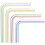 1200PCS Plastic Straws Plastic Drinking Straws - Flexible Plastic Drinking Straws for Home, Bar, Parties 5