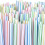 1200PCS Plastic Straws Plastic Drinking Straws - Flexible Plastic Drinking Straws for Home, Bar, Parties 6