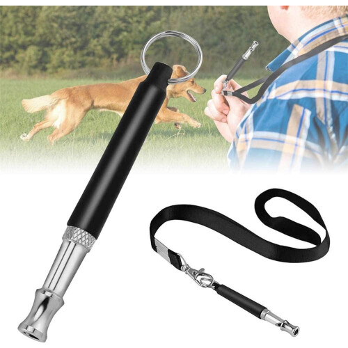 3pcs Professional Ultrasonic Whistle High Frequency Adjustable With Lanyard Dog Training Kit 2