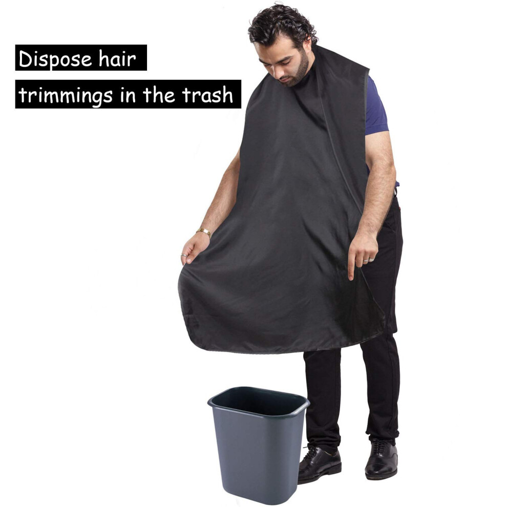 Limbo Beard Apron Collect Hair Mens Shaving Beard Bib Gift