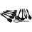 10 Piece Non-Stick Cookware Set - BPA Free Silicone Cookware (Black) 2