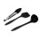 10 Piece Non-Stick Cookware Set - BPA Free Silicone Cookware (Black) 5