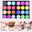 Makeup Fan Eyeshadow Fan Combination Small Set Makeup Palette Set 2