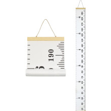 Kids Growth Chart, Fabric Canvas Height Measurement Ruler From Baby To Adult, 7.9 X 79In