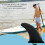 Surfboard Fin  Inflatable Paddleboard Fin  Quick Release Detachable Longboard Center Fin 6