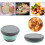 Camping Travel Silicone Bowl 3 Pcs Collapsible Cool Storage Boxes 6