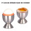 Stainless Steel Boiled Egg Cutter Set Shell Separator 2